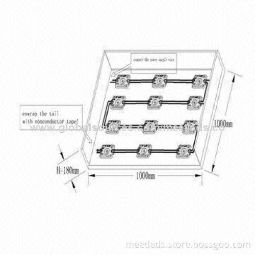 LED Lightbox/Light Module with 1.4W, Osram LED, 160 Degrees Beam Angle